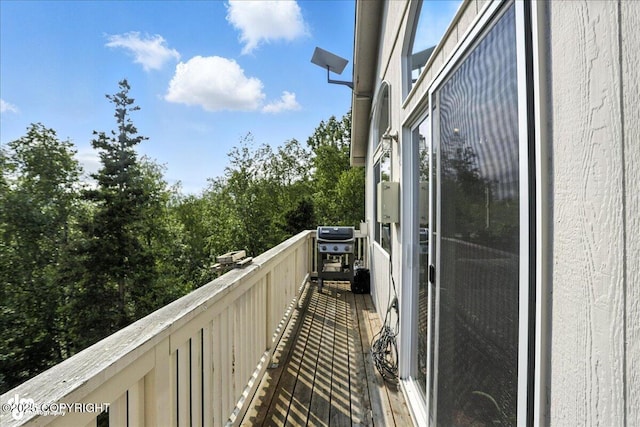 9198 Eagle River Ln, Eagle River, AK 99577 - balcony with area for grilling