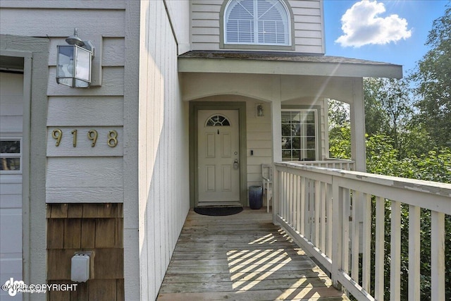 9198 Eagle River Ln, Eagle River, AK 99577 - doorway to property