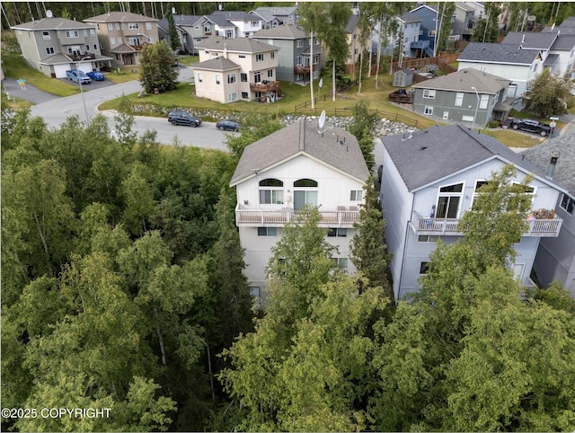 9198 Eagle River Ln, Eagle River, AK 99577 - aerial perspective of suburban area