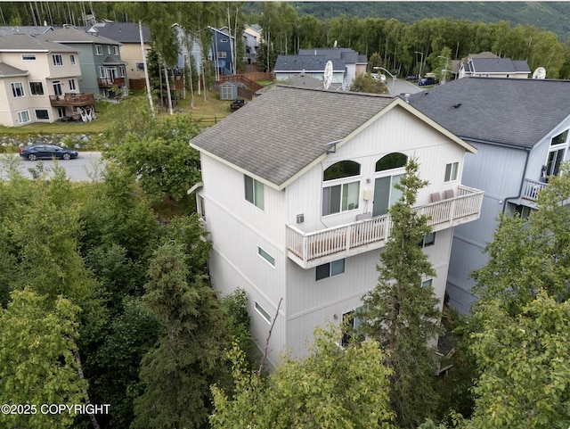 9198 Eagle River Ln, Eagle River, AK 99577 - aerial perspective of suburban area
