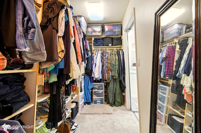 17001 Yellowstone Dr, Eagle River, AK 99577 - walk in closet featuring carpet