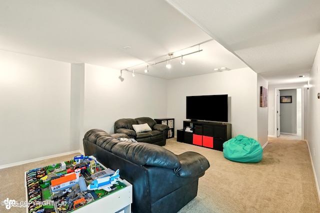 17001 Yellowstone Dr, Eagle River, AK 99577 - carpeted living room with baseboards