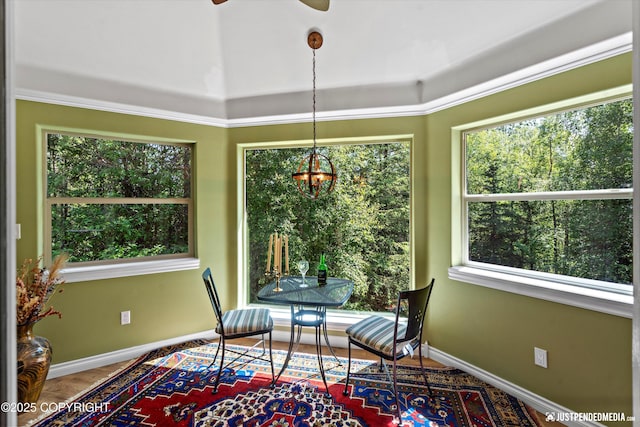 2215 S Austin Cir, Palmer, AK 99645 - sunroom / solarium with a chandelier