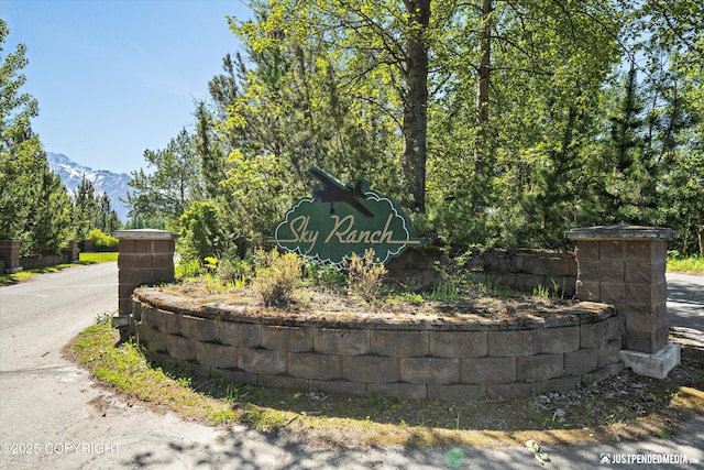 2215 S Austin Cir, Palmer, AK 99645 - community sign featuring a mountain view