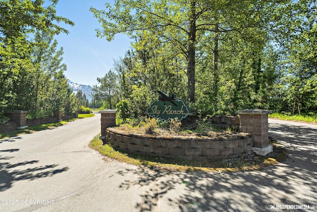2215 S Austin Cir, Palmer, AK 99645 - community / neighborhood sign with driveway and a mountain view