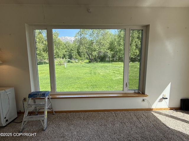 9810 N Runyon Cir, Palmer, AK 99645 - detailed view of baseboards and carpet floors