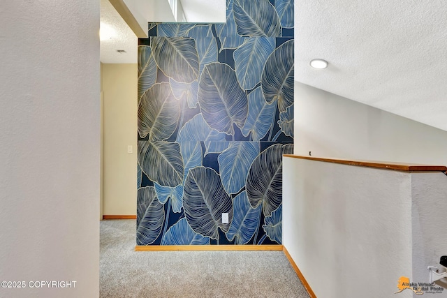 3135 Delta Dr, Anchorage, AK 99502 - bathroom featuring a textured ceiling and baseboards