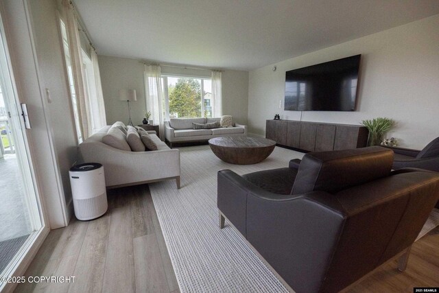 101 Jeff Davis St, Sitka, AK 99835 - living area with wood finished floors