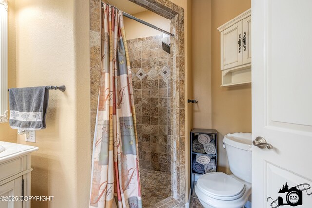 3474 E Wanamingo Dr, Wasilla, AK 99654 - full bath featuring vanity and a stall shower