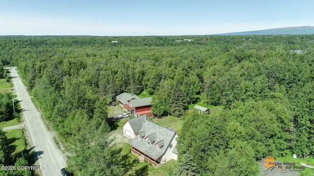 1101 E Dan St, Wasilla, AK 99654 - drone / aerial view of a forest