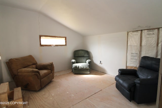 63550 Jessica G Ct, Ninilchik, AK 99639 - sitting room with lofted ceiling