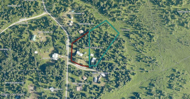 63550 Jessica G Ct, Ninilchik, AK 99639 - map / location featuring property parcel outlined
