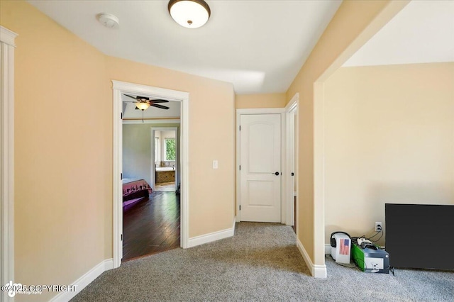 4920 W Fairview Loop, Wasilla, AK 99654 - corridor featuring carpet flooring and baseboards