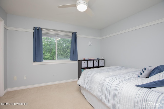 2690 E Tamarak Ave, Wasilla, AK 99654 - carpeted bedroom with baseboards and ceiling fan