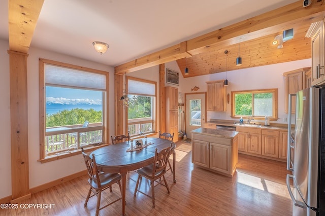 2032 Horizon Ct, Homer, AK 99603 - dining area featuring light wood finished floors and baseboards