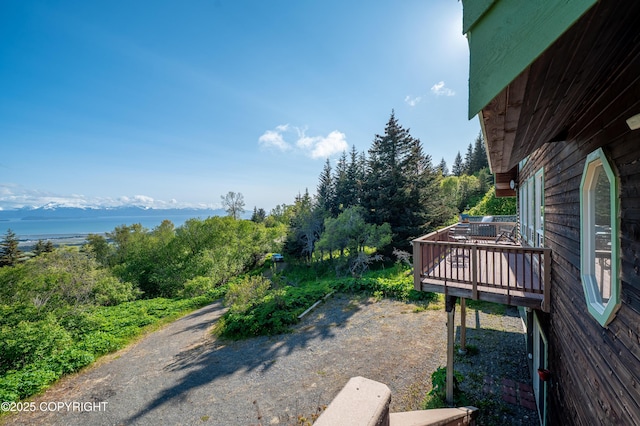 2032 Horizon Ct, Homer, AK 99603 - view of yard featuring a wooden deck