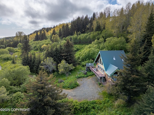 2032 Horizon Ct, Homer, AK 99603 - view of subject property featuring a heavily wooded area
