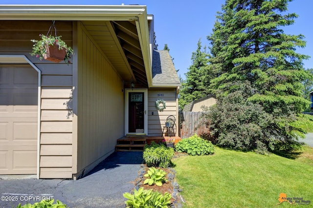 3941 Eric Cir, Anchorage, AK 99507 - entrance to property with roof with shingles