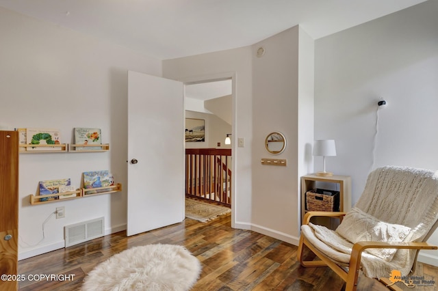 3941 Eric Cir, Anchorage, AK 99507 - living area featuring wood finished floors and an upstairs landing