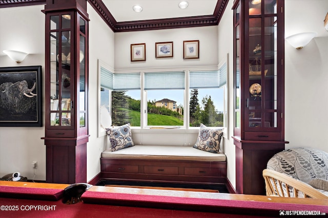 9900 Hillhaven Cir, Anchorage, AK 99507 - foyer with ornamental molding and recessed lighting