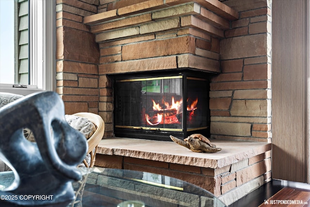 9900 Hillhaven Cir, Anchorage, AK 99507 - detailed view of a fireplace