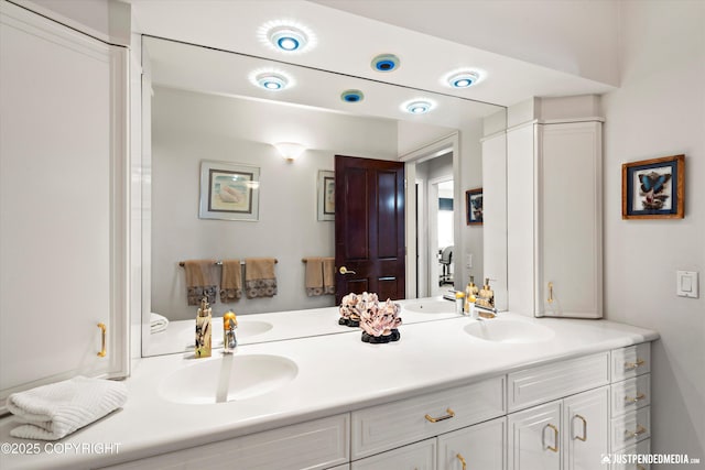 9900 Hillhaven Cir, Anchorage, AK 99507 - full bath with double vanity