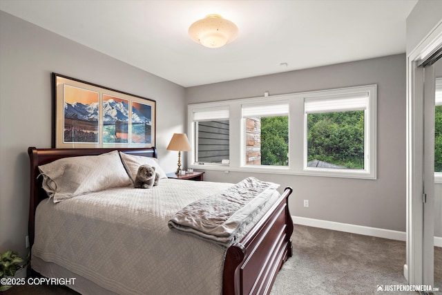9900 Hillhaven Cir, Anchorage, AK 99507 - carpeted bedroom featuring multiple windows