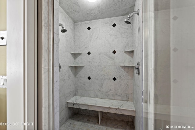 9900 Hillhaven Cir, Anchorage, AK 99507 - bathroom with a shower stall