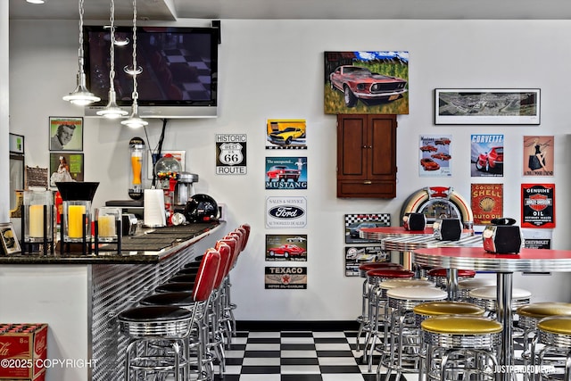 9900 Hillhaven Cir, Anchorage, AK 99507 - indoor bar featuring tile patterned floors