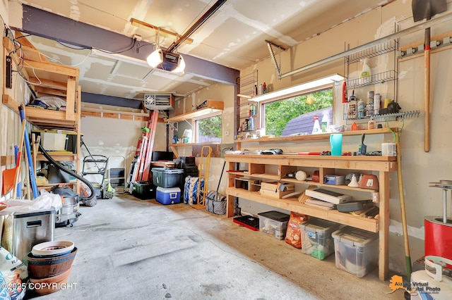 3868 Shannon Cir, Anchorage, AK 99508 - garage featuring a garage door opener
