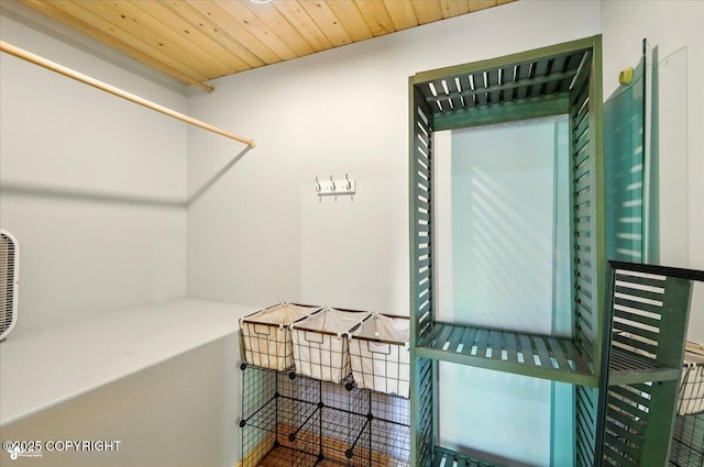 23069 Christiansen Lake Rd, Talkeetna, AK 99676 - walk in closet featuring tile patterned floors