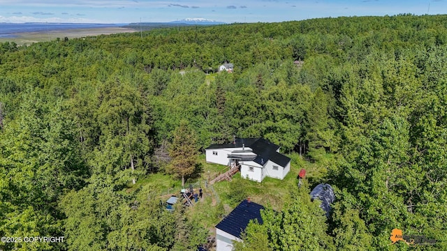 3151 E 151st Ave, Anchorage, AK 99516 - drone / aerial view of a heavily wooded area