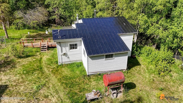 3151 E 151st Ave, Anchorage, AK 99516 - view of shed with a wooded view