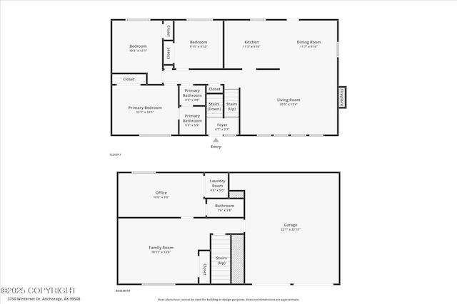 3750 Winterset Dr, Anchorage, AK 99508 - view of room layout