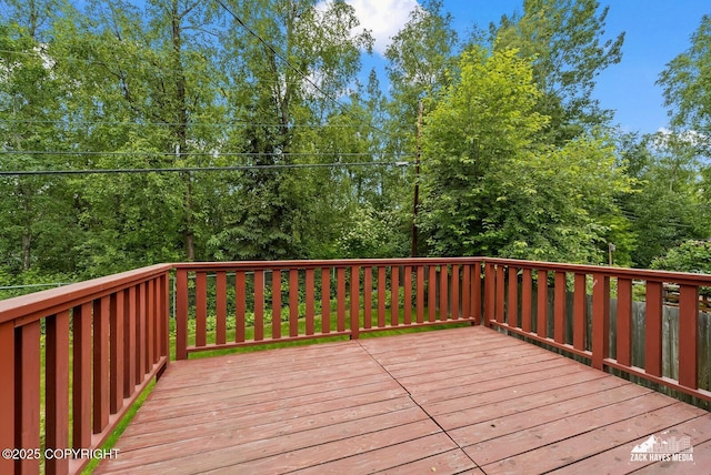 3750 Winterset Dr, Anchorage, AK 99508 - view of wooden terrace