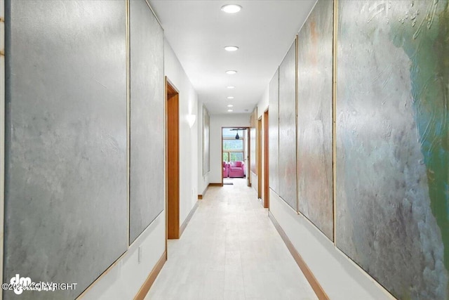 10500 Blackwolf Cir, Anchorage, AK 99507 - hall with recessed lighting and light floors