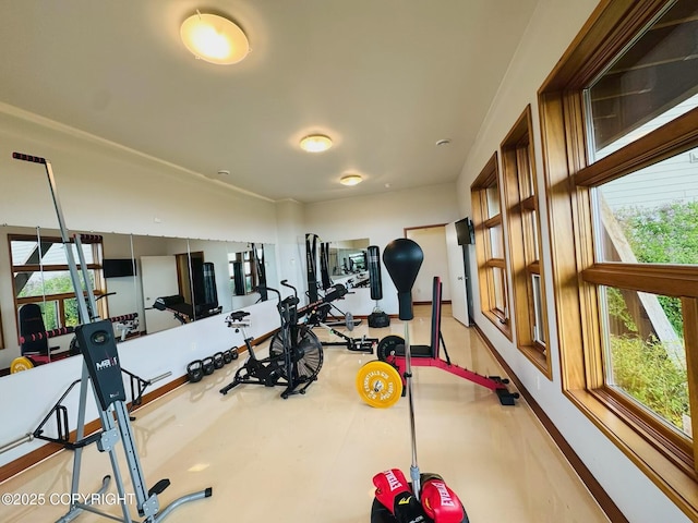 10500 Blackwolf Cir, Anchorage, AK 99507 - exercise area with plenty of natural light