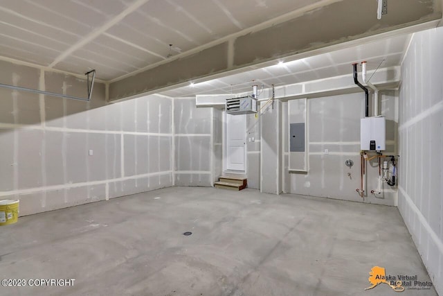 20290 Eagles Nest Ct, Eagle River, AK 99577 - garage featuring electric panel and tankless water heater