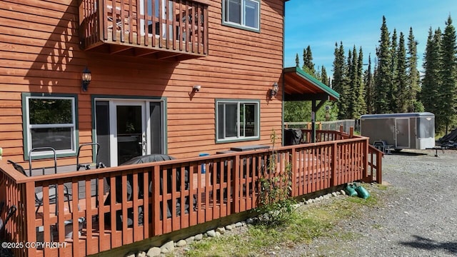 33426 Mid River Ave, Soldotna, AK 99669 - view of wooden terrace