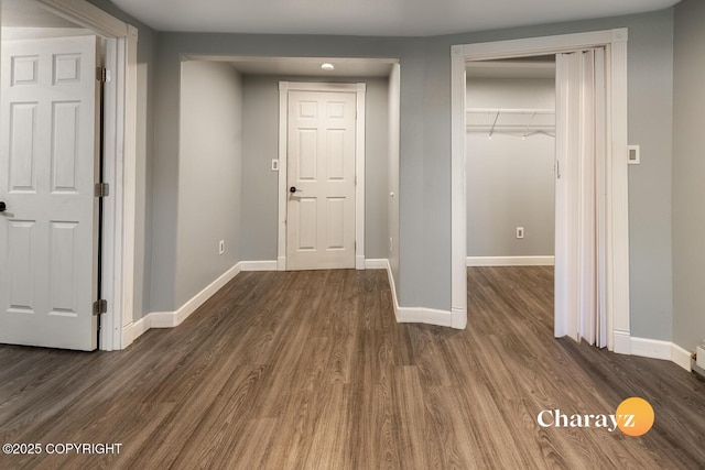 799 8th Ave, Fairbanks, AK 99701 - entrance foyer featuring baseboards and dark wood-style floors