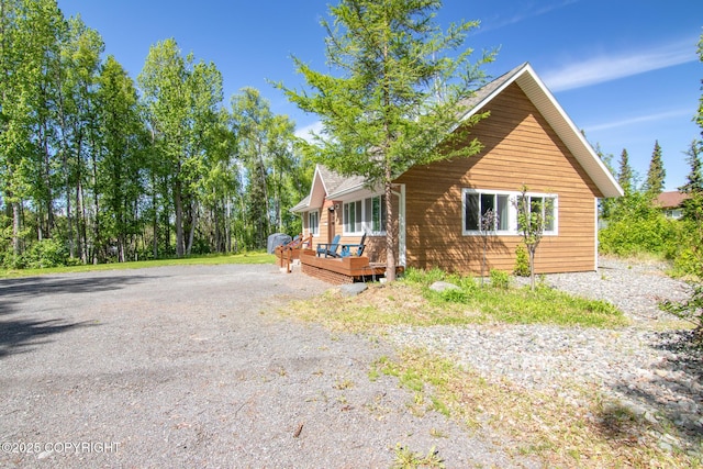41167 Witman Ct, Soldotna, AK 99669 - view of front facade with a deck