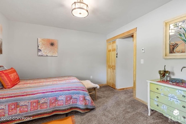 6961 S Hangar Talk Cir, Wasilla, AK 99623 - carpeted bedroom featuring baseboards