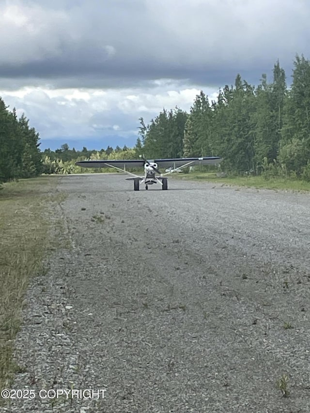 6961 S Hangar Talk Cir, Wasilla, AK 99623 - view of home's community featuring a forest view