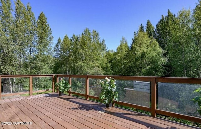 2551 Lahonda Dr, Anchorage, AK 99517 - view of deck