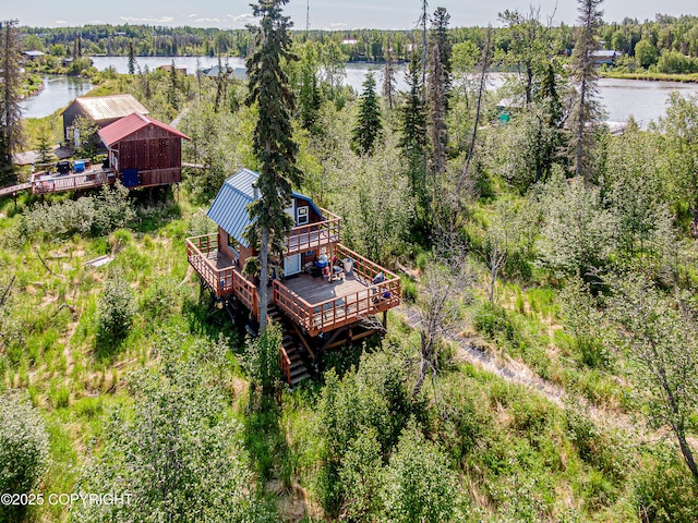 45638 Back Troll, Kenai, AK 99611 - view from above of property featuring a large body of water