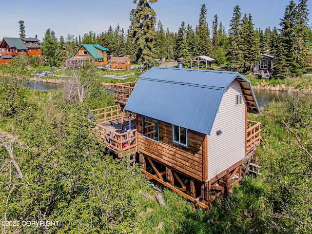 45638 Back Troll, Kenai, AK 99611 - aerial view of property and surrounding area with a nearby body of water