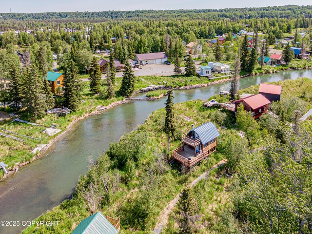 45638 Back Troll, Kenai, AK 99611 - bird's eye view of a heavily wooded area and a nearby body of water