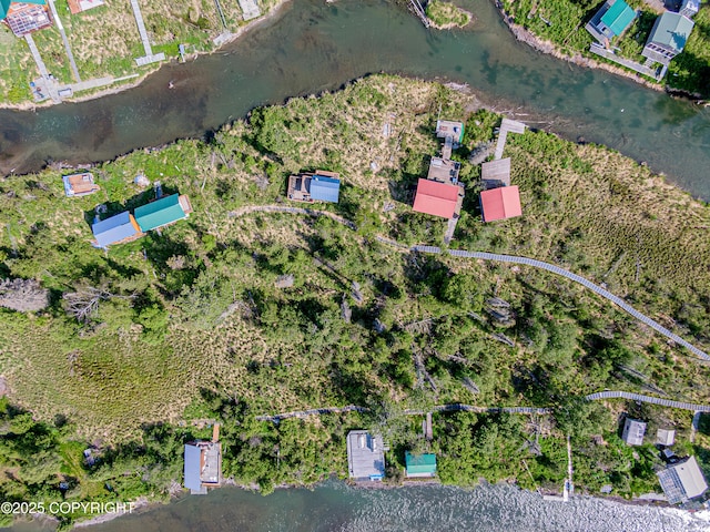 45638 Back Troll, Kenai, AK 99611 - aerial view of property and surrounding area with a nearby body of water