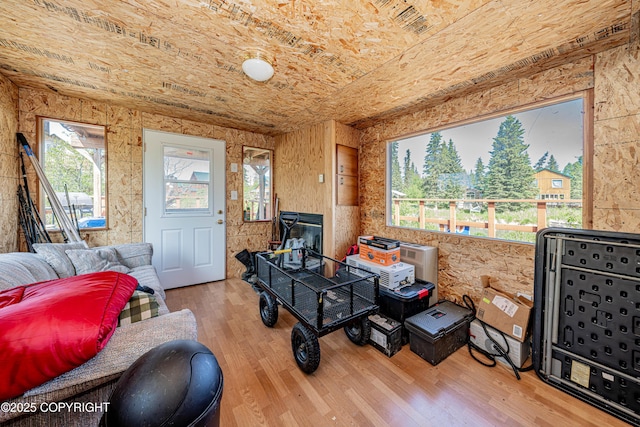45638 Back Troll, Kenai, AK 99611 - living room featuring plenty of natural light and wood finished floors