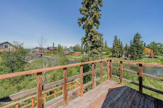 45638 Back Troll, Kenai, AK 99611 - wooden terrace featuring a water view